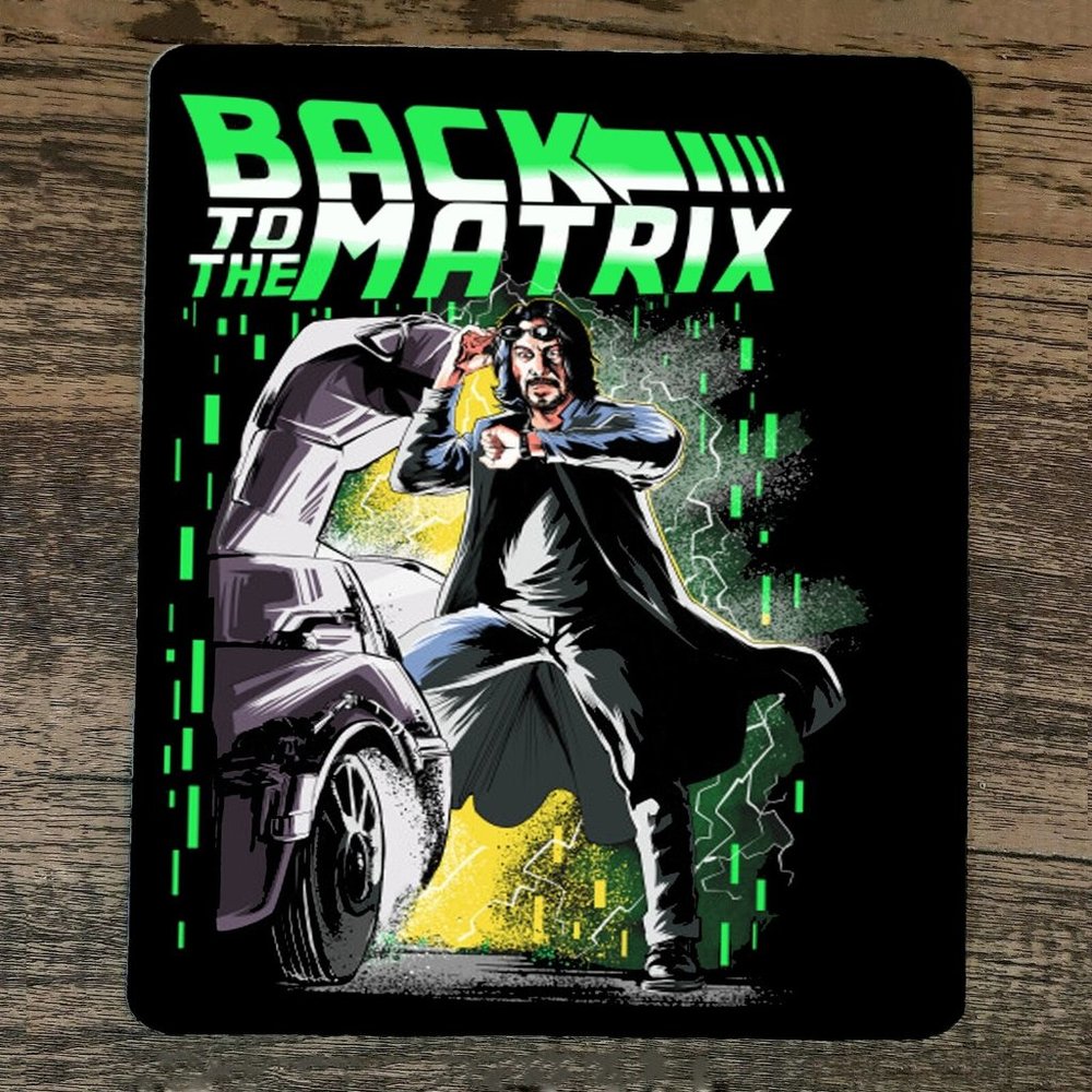 Mouse Pad Back to‎ the Matrix